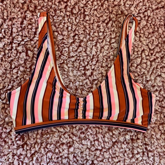 Tan striped bikini NWT - Picture 5 of 6